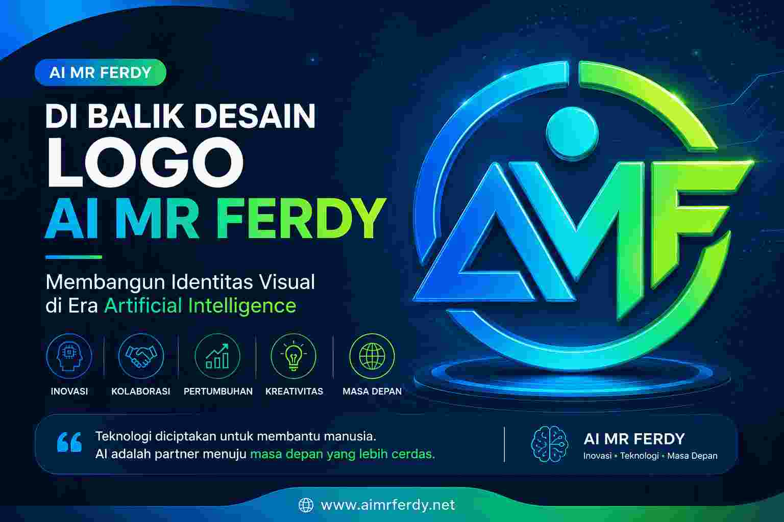 Di Balik Desain Logo AI Mr Ferdy: Membangun Identitas Visual di Era Artificial Intelligence